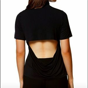 Avec Les Filles Medium black Backless top